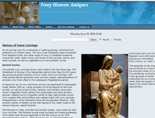 Tablet Screenshot of ivoryheaven.com